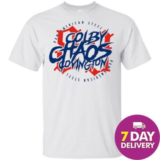 พิมพ์ผู้ชายTเสื้อUfc ColbyโควิงตันColbyChaosCovingtonดิบอเมริกัน