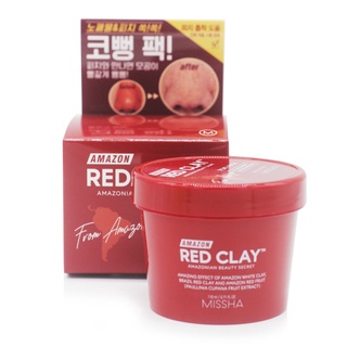 Missha Amazon Red Clay Pore Mask มาส์กหน้า 110 มล.