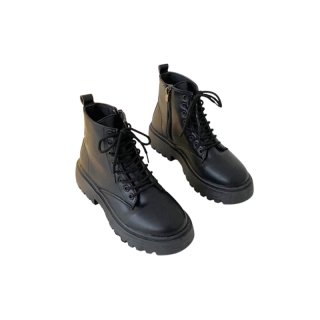 Martin boots รองเท้าบูท หุ้มข้อ สไตล์เกาหลี รองเท้าบูทแฟชั่น รองเท้าบูทผู้หญิงSD4415