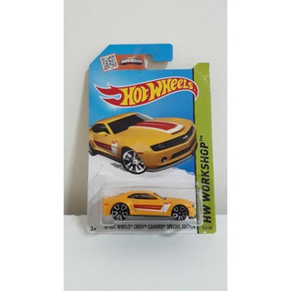 รถเหล็ก Hotwheels 13 HOT WHEELS CHEVY CAMARO SPECIAL EDITION สีเหลือง (ib016)