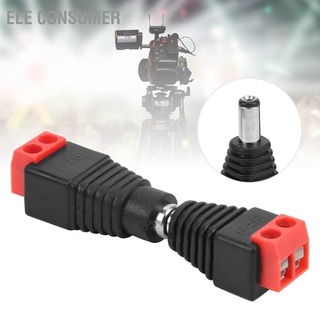 ELE Consumer 5.5x2.1mm DC Power Connector Male Female CCTV Adapters for Camera or LED Lamp