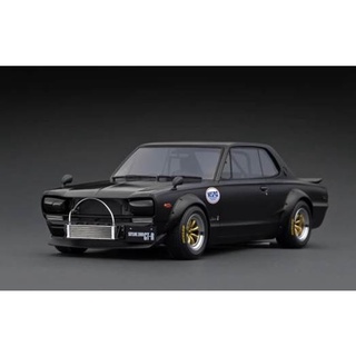 Ignition Model : IG2021 1/18 Nissan Skyline 2000 GT-R (KPGC10) Matte Black