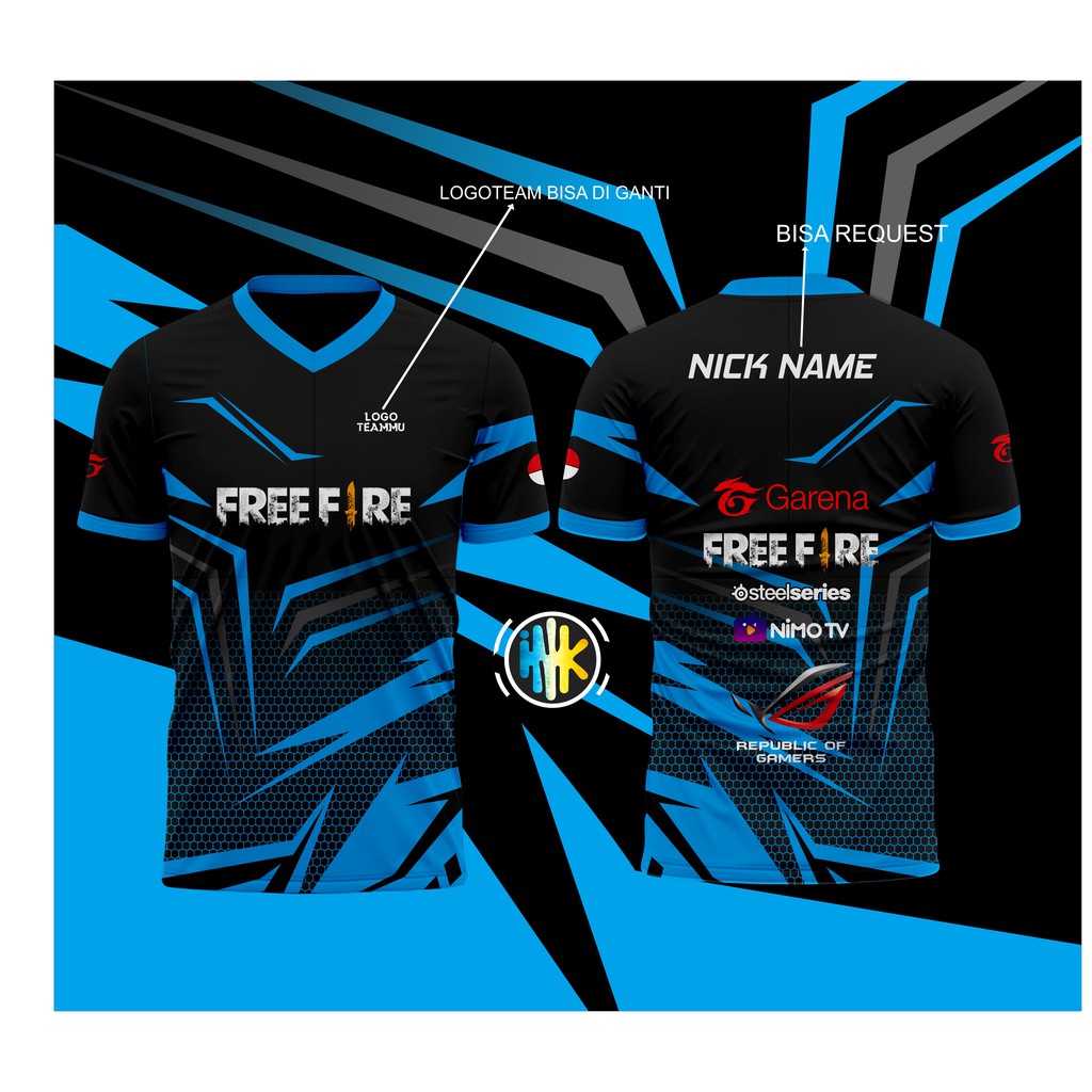 FREEFIRE GAME JERSEY / การออกแบบล่าสุด