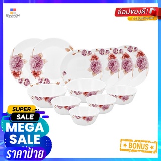 ชุดจานชามโอปอล SP GLASS BOTAN 12ชิ้น/ชุดOPAL DINNERWARE SET SP GLASS BOTAN 12PCS/SET