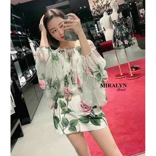 Miralyn Brand® :: Set เสื้อกางเกง 2 ชิ้น ลายดอกกุหลาบ