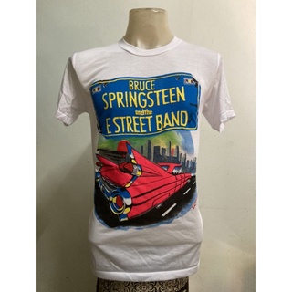 เสื้อยืดวงดนตรีเสื้อวงBruce Springsteen สไตล์วินเทจall size