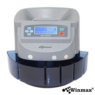 Winmax-XD-9005 เครื่องนับเหรียญ แยกประเภทเหรียญและรวมมูลค่าอัตโนมัติ