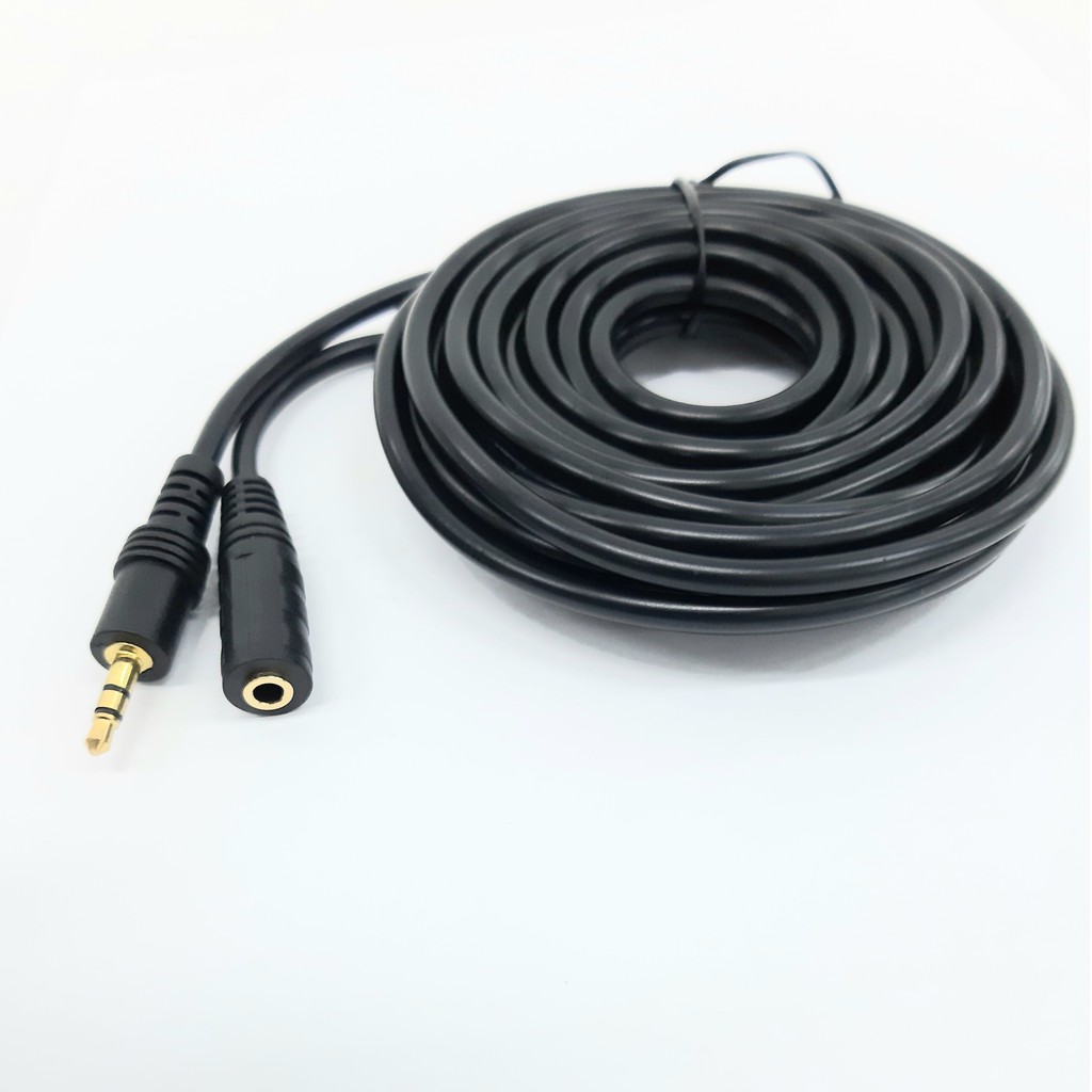 สายต่อหูฟัง AUX 3.5mm (ผู้-เมีย)สายยาว 1.5 M/ 3 M/ 5 M/ 10 M (สินค้ามีพร้อมส่ง)