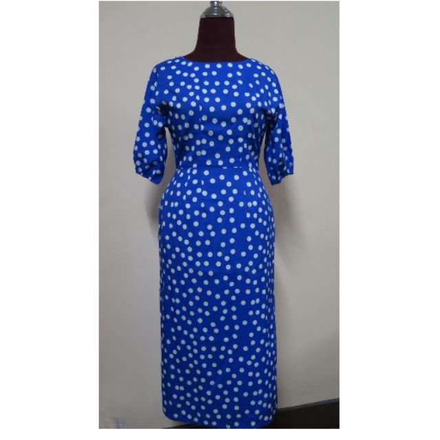 Dress dot dot blue #usedlikenew