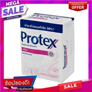 โพรเทคส์ สบู่ สูตรสมูทแคร์ ขนาด 65 กรัม แพ็ค 4 ก้อน ผลิตภัณฑ์ดูแลผิวกาย Protex Bar Soap Smooth Care 65 g x 4