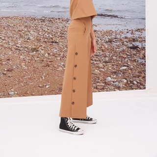 Button culottes brown #everydayapparels