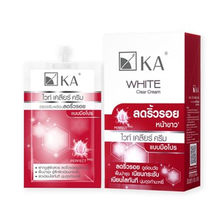 ราคาพิเศษ!! เค.เอ. ไวท์ เคลียร์ ครีม ขนาด 8 กรัม แพ็ค 2 หลอด KA White Clear Cream Red 8 g x 2