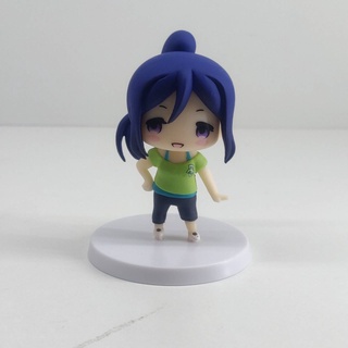Anime FIGURE Bandai  โมเดลสาวหัวนํ้าเงินของเเท้ งานญี่ปุ่นเเท้-มีฐานครบ