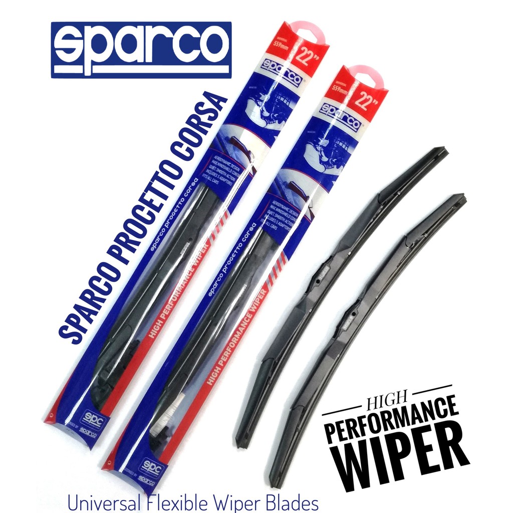 ข้อเสนอพิเศษ !!! ที่ปัดน้ําฝน Sparco Corsa ใช้ได้กับ U-Hook ทุกรุ่น (1 ตัว) สําหรับทุกรุ่น
