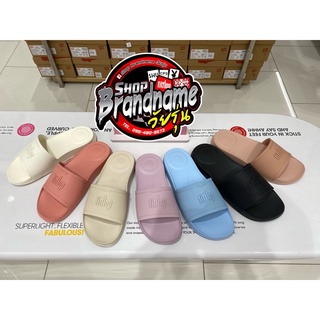 (ไซต์ผู้หญิงเข้าใหม่ล่าสุด) รองเท้า Fitflop แท้ 100% รุ่น iQushion pool slides   รองเท้าแตะเพื่อสุขภาพ พร้อมส่ง มีกล่อง