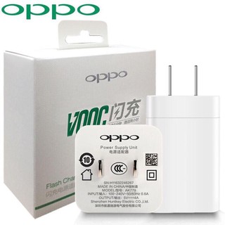 ชุดชาร์จ oppo AK779 หัวชาร์จ+สายชาร์จ หัวปลั๊ก4A ของแท้100% ชาร์จเร็ว