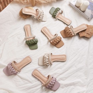 รองเท้าแตะแบบสวม รุ่น Mary sandals พร้อมส่งค่ะ