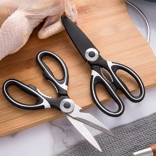 SKY กรรไกรทำครัว สแตนเลส ตัดกระดูกได้ มีปลอก กันบาด กรรไกรเอนกประสงค์ Kitchen Scissors