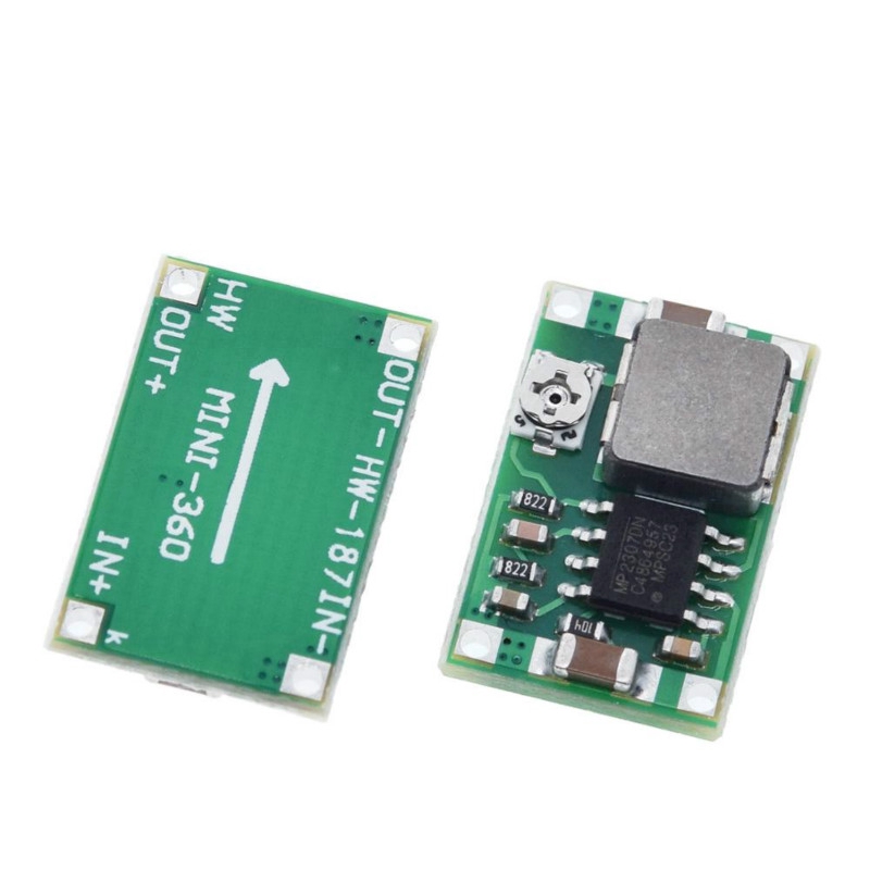 โมดูล 5 pcs Rc โมดูลเครื่องบินขนาดเล็ก Mini-360 step-down power module DC-DC 4 . 75 V - 23 V To 1v - 17v