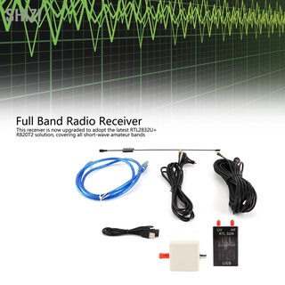 ShiZi อุปกรณ์รับสัญญาณวิทยุแบบเต็มวิทยุ Rtl`Sdr 100Khz`1766Mhz สําหรับเล่นกีฬา