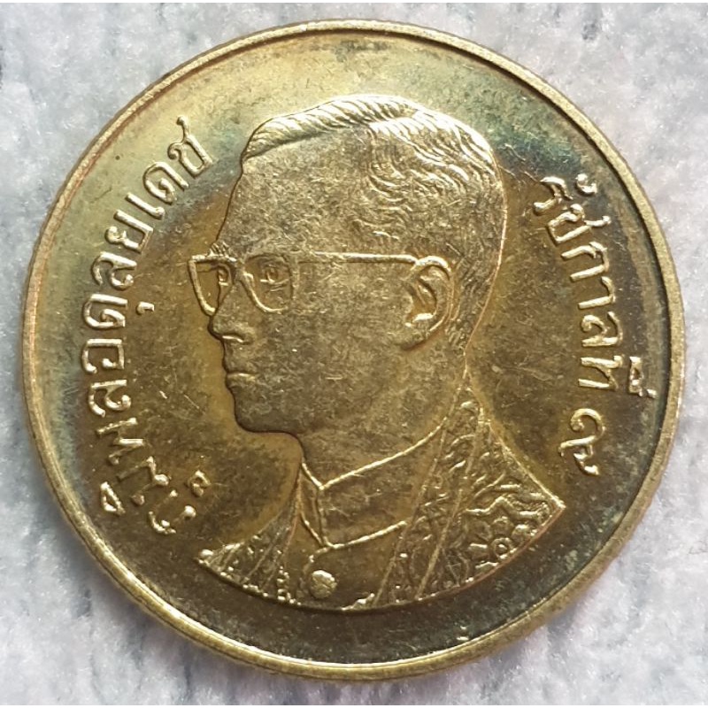 เหรียญหมุนเวียน 25 สตางค์ร 9 ปี 2538 ไม่ผ่านใช้ unc หายากตัวติดผลิตน้อยอันดับที่ 6