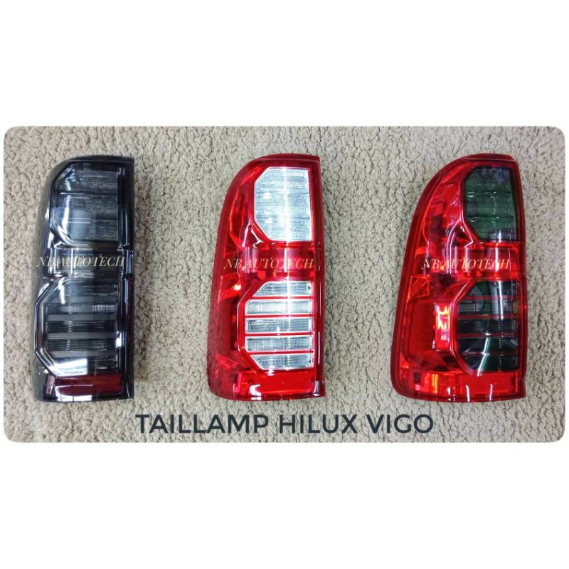 ไฟท้ายวีโก้ ไฟท้ายแต่ง vigo led 2005 2006 2007 2008 2009 2010 2011 2012 2013 vigo champ taillamp hil