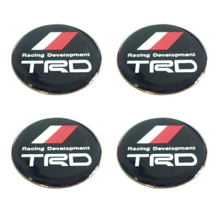 Aegether 38mm.สติกเกอร์ ทีอาร์ดี sticker TRD Racing Development สติกเกอร์ติดดุมล้อ สติกเกอร์เรซิ่น (3.8เซนติเมตร)