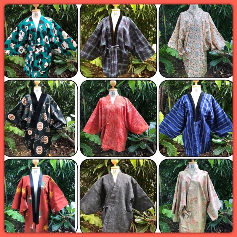 ⛩Hanten Unisex(เสื้อคลุมกันหนาวญี่ปุ่น) มีทั้งมือ1 /2