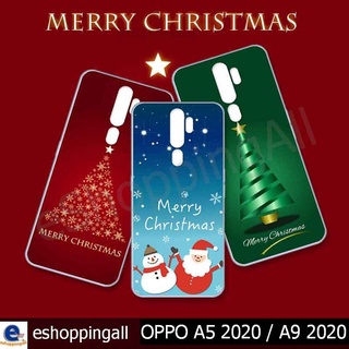 เคส oppo a5 2020 a9 2020 เคสมือถือกรอบแข็งพิมพ์ลาย (Xmas Colllection) กรอบมือถือพร้อมส่งในไทย