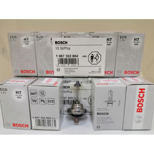 หลอดไฟ Bosch H7-12V-55W / Mentol H7