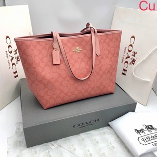 coach ช้อปปิ้งโค้ช ไซค์14” กระเป๋าสะพายcoach