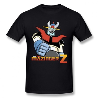 เสื้อยืดแขนสั้น ผ้าฝ้าย พิมพ์ลายหุ่นยนต์ Mazinger Z แฟชั่นสําหรับผู้ชาย และผู้หญิง