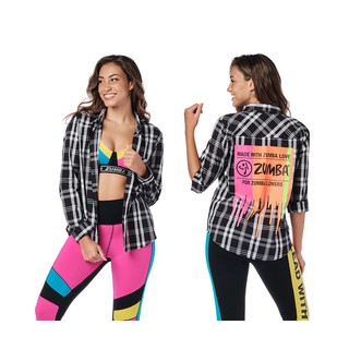 Zumba : For Zumba Lovers Button Up (เสื้อคลุมแขนยาวออกกำลังกายซุมบ้า)