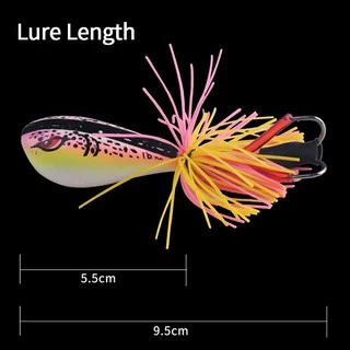 เหยื่อตกปลา เหยื่อปลอม เหยื่อแอร์เกียร์ กบกระโดด 5 cm Lures & Baits คุณภาพดี ทนนาน