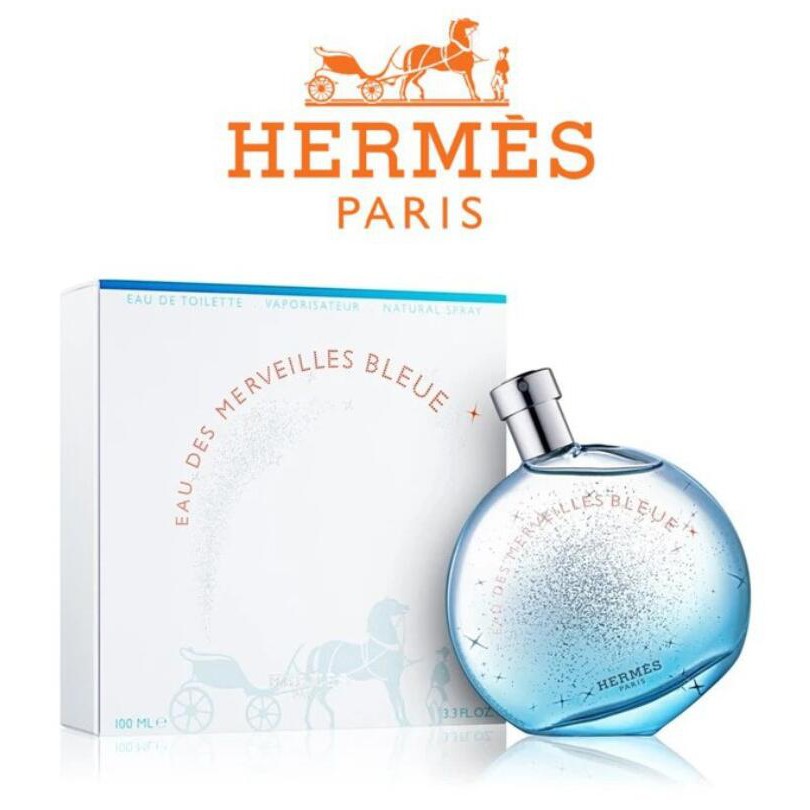 💯[ของแท้ 100%]น้ำหอม Hermes Eau des Merveilles Bleue EDT 100ml น้ำหอมผู้หญิง น้ำหอมผู้ชาย น้ำหอมแท้ perfume Hermes Terre