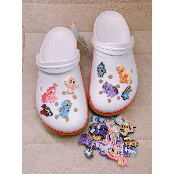 JBCT  👠🌈🌺 ตัวติดรองเท้ามีรู ชุด ม้าน้อยโพนี 🌈👠✨🎊 ShoeCharm “  my little pony “