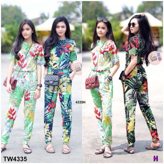 TW4335 เซทเสื้อ+กางเกง