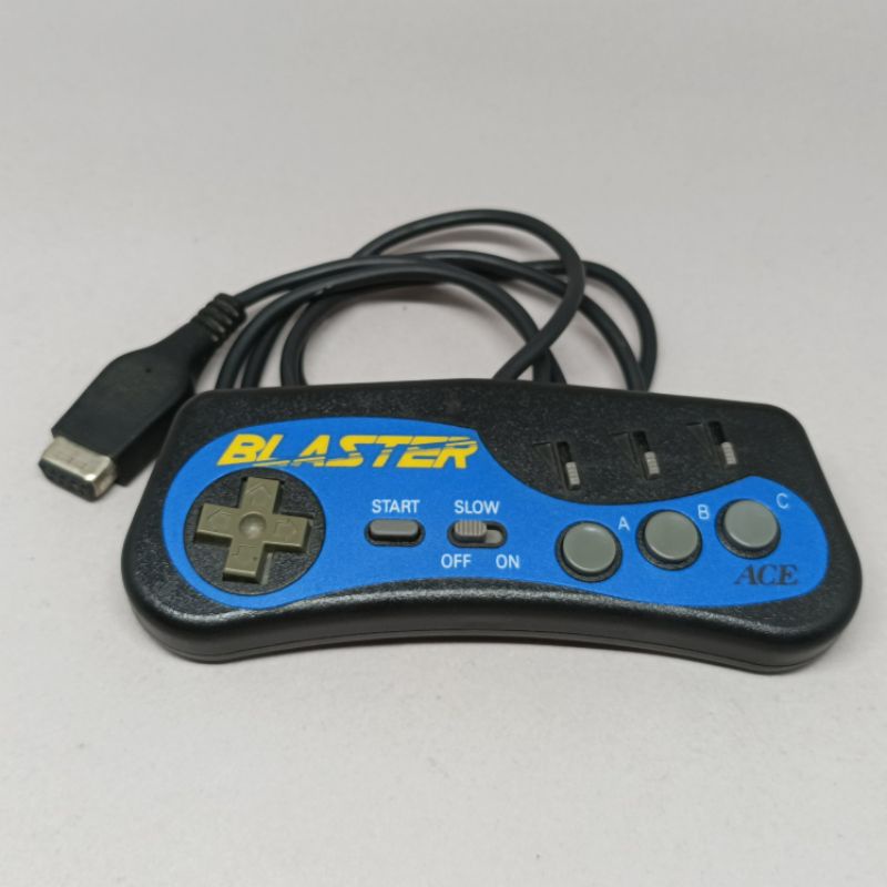 จอยเทอร์โบเมก้าไดรฟ์ สีดำ | ACE BLASTER Mega Drive Turbo Controller (Black) | ใช้งานปกติ