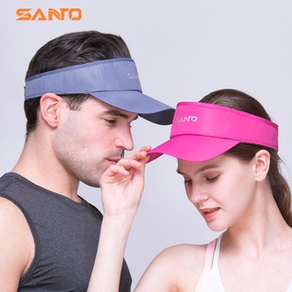 หมวกวิ่ง Santo Run Visor ออกกำลังกาย ครึ่งใบ มี4สี สีชมพู สีชมพูเข้ม สีม่วง และ สีฟ้า ให้เลือกครับ