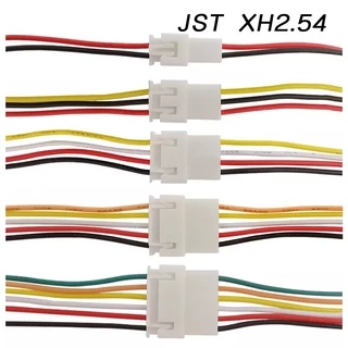 (1 คู่) JST XH2.54 PH2.0 XH1.25 สายไฟเชื่อมต่อ ปลายเปลือย [2P/3P/4P/5P/6P] Pin (ตัวผู้+ตัวเมีย) Connector