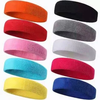 Headbands ผ้าคาดศีรษะ เนื้อผ้านุ่ม สวมใส่สบาย ซับเหงื่อได้ดีเยี่ยม ยืดหยุ่นได้ดี ใส่ได้ทั้งเด็กและผู้ใหญ่ 07D