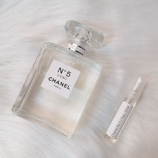 [🎀100%สปอตของแท้ ✅จัดส่งที่รวดเร็ว] Chanel No.5 leau EDT 5ml/10ml