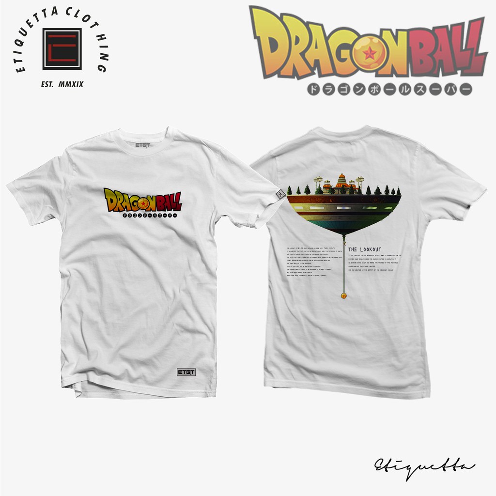 Anime Shirt - ETQT - Dragonball - The Lookout เสื้อคู่ ผ้านำเข้า พร้อม