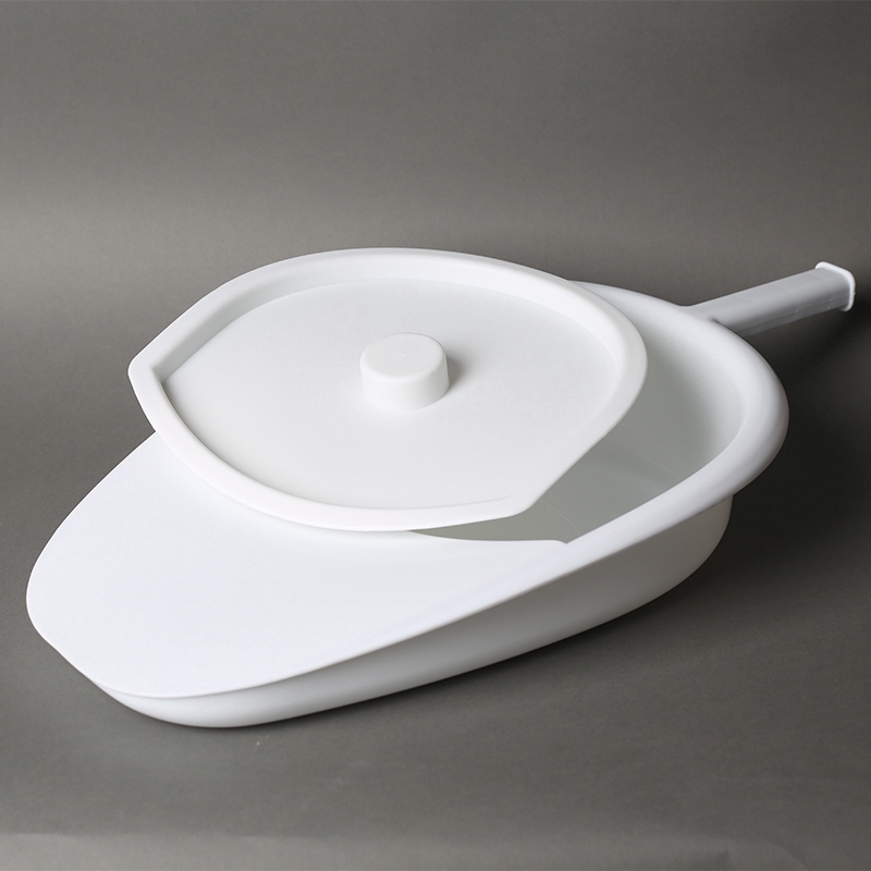 Bedridden old man paralyzed bedpan urinal large urinal patient male and