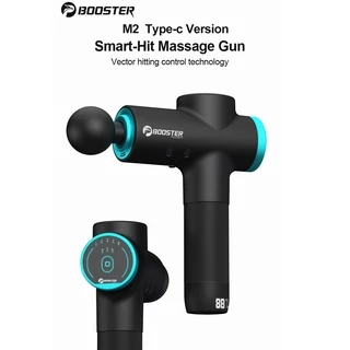 Booster M2-B 12V ปืนนวดกล้ามเนื้อลึก Type-C กรดแลคติค ผ่อนคลาย ปืนฟาสเซีย ลดความแข็งกล้ามเนื้อ