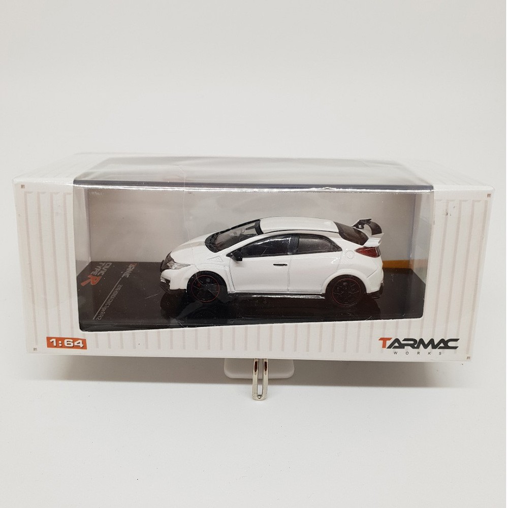 Tarmac Works Honda Civic Type R FK2 Championship White 1:64 รถโมเดล