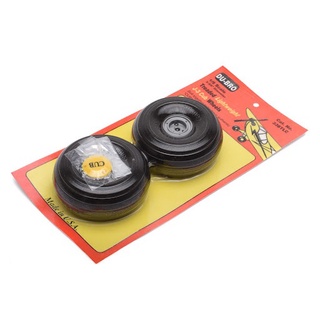 ล้อยาง DU-BRO 86mm. 2ลูก Dubro 1/5 Scale Treaded Lightweight J-3 Cub Wheels