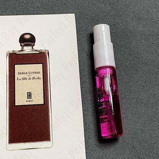 「น้ำหอมขนาดเล็ก」Serge Lutens La Fille de Berlin, 2013 2ML