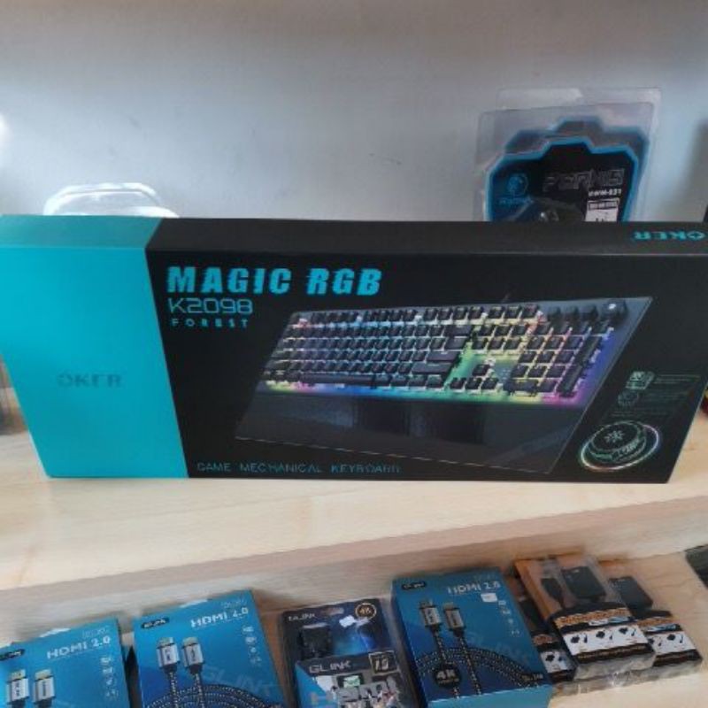 OKER keyboard machaical RGB