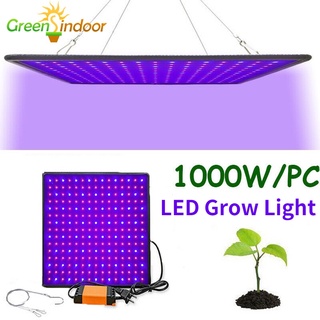 Greensindoor 1000W ไฟปลูกต้นไม้ LED 225 ไฟปลูกพืช เต็มสเปกตรัม ไฟช่วยต้นไม้ตัวเร็ว LED Grow Light Panel